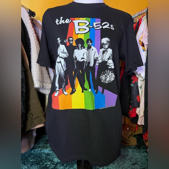 B-52s black band t-shirt - Picture 1 of 2